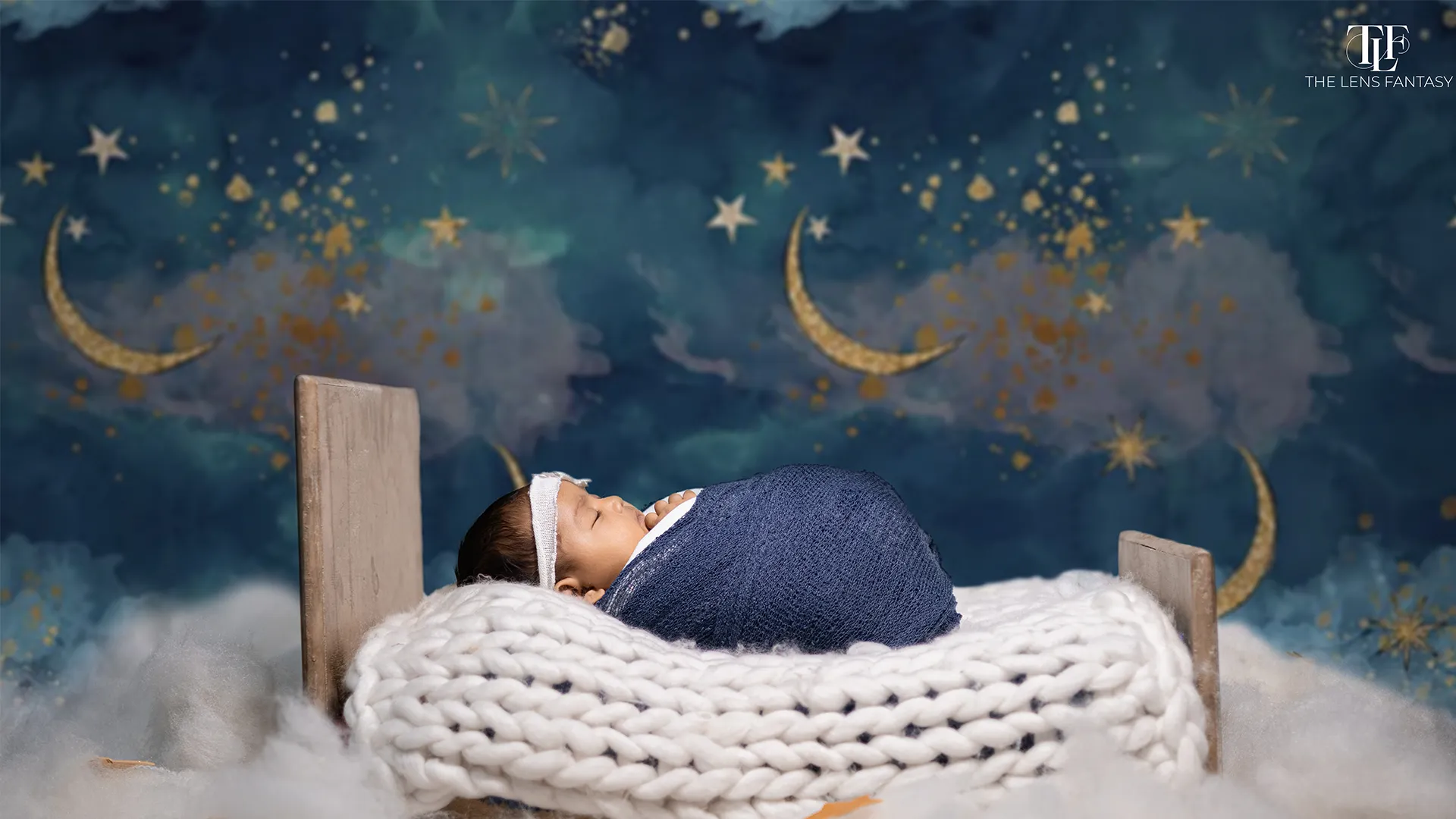 Professional newborn photography setup by The Lens Fantasy Photography in Ranchi