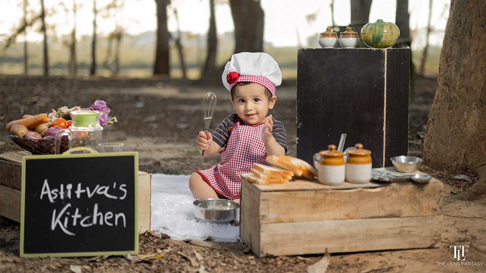 One-year-old baby enjoying during pre birthday photoshoot session in Ranchi, Jharkhand