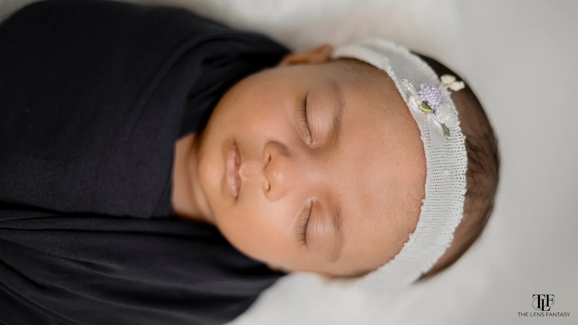 Professional newborn photography setup by The Lens Fantasy Photography in Ranchi