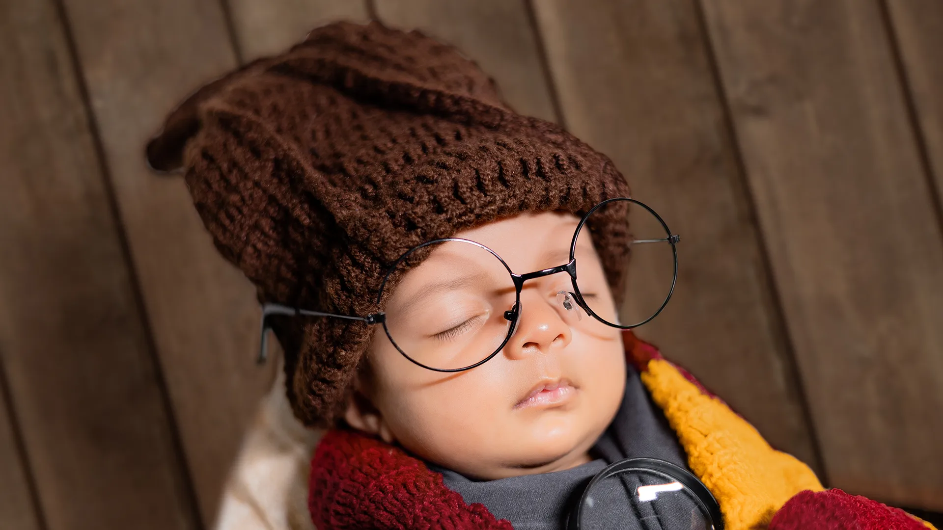 Professional newborn photography setup by The Lens Fantasy Photography in Ranchi