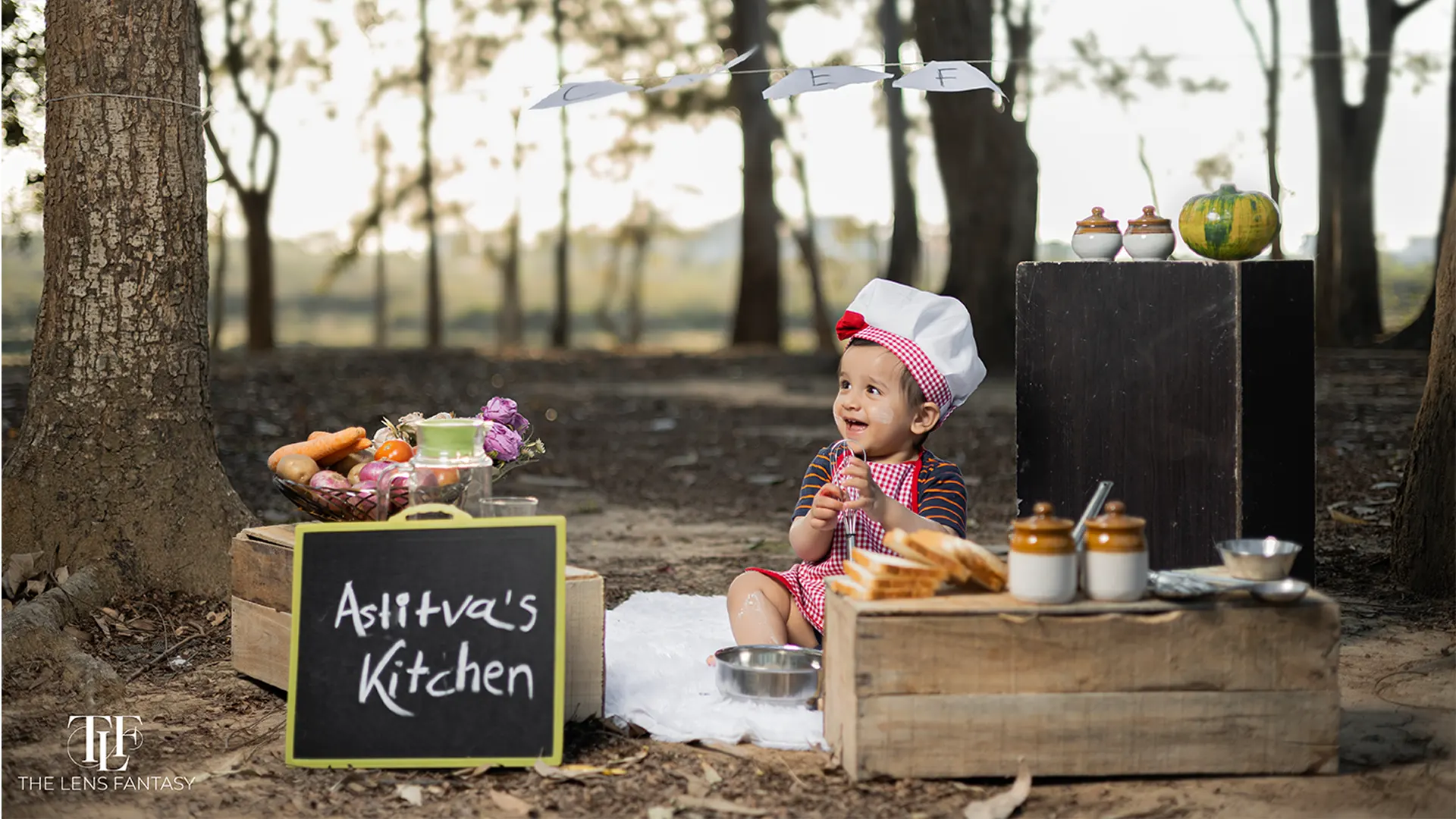 One-year-old baby enjoying during pre birthday photoshoot session in Ranchi, Jharkhand